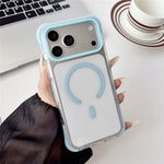 For iPhone 18 Pro / 17 Pro Case Compatible with MagSafe Airbag Shockproof PC + TPU Clear Phone Cover