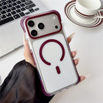 Til iPhone 18 Pro Max / 17 Pro Max Cover Kompatibel med MagSafe Airbag Stødsikker PC + TPU Gennemsigtigt Telefoncover