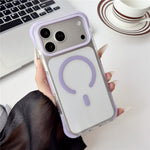 Til iPhone 18 Pro Max / 17 Pro Max Cover Kompatibel med MagSafe Airbag Stødsikker PC + TPU Gennemsigtigt Telefoncover