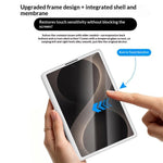 For Samsung Galaxy Z Fold8 Magnetic Case with Tempered Glass Film Magnetic Hinge Protection Faux Leather + PC Phone Cover