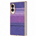 For Samsung Galaxy Z Fold8 Magnetic Case Aramid Fiber Pattern Shockproof PC Phone Cover with Screen Protector