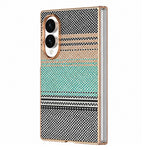 For Samsung Galaxy Z Fold8 Magnetic Case Aramid Fiber Pattern Shockproof PC Phone Cover with Screen Protector
