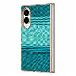 For Samsung Galaxy Z Fold8 Magnetic Case Aramid Fiber Pattern Shockproof PC Phone Cover with Screen Protector