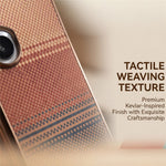 For Samsung Galaxy Z Fold8 Ultra Magnetic Case Aramid Fiber Pattern Shockproof PC Phone Cover with Screen Protector