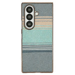 For Samsung Galaxy Z Fold8 Ultra Magnetic Case Aramid Fiber Pattern Shockproof PC Phone Cover with Screen Protector