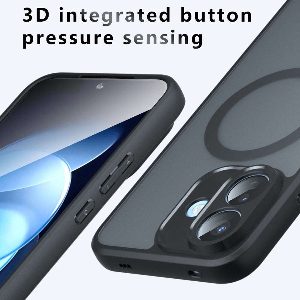 For Xiaomi Redmi Note 17 Pro 5G Magnetic Case TPU + PC Matte Skin Touch Phone Cover