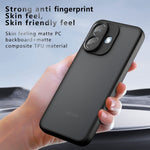 Xiaomi Redmi Note 17 Pro 5G-skal Skin-Touch TPU + PC Matt mobilbaksida
