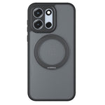 OnePlus Turbo 6 5G / Turbo 6V 5G Matt Skin-touch Magnetiskt Skal 360° Roterande Stöd Stötsäkert TPU + PC mobilskal