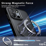 OnePlus Turbo 6 5G / Turbo 6V 5G Matt Skin-touch Magnetiskt Skal 360° Roterande Stöd Stötsäkert TPU + PC mobilskal