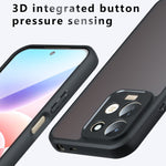 Xiaomi Redmi Note 17 4G (Global) / Note 17 5G (Global) / Note 17 (Indien/Kina) 5G-skal med touchfunktion, TPU + matt PC-baksida