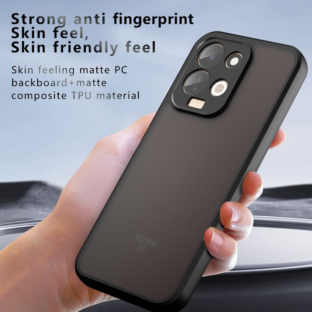 For Xiaomi Redmi Note 17 4G (Global) / Note 17 5G (Global) / Note 17 (India / China) 5G Case Skin-Touch TPU + PC Matte Phone Back Cover