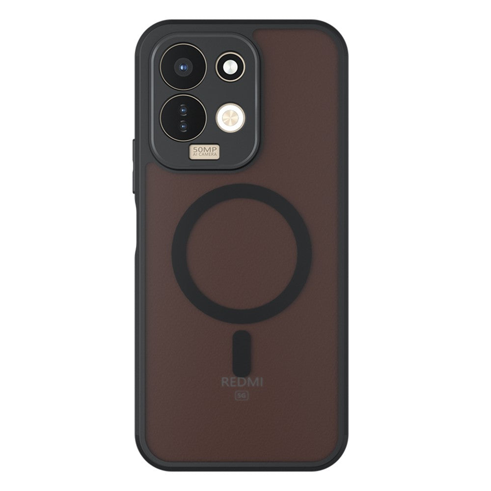 For Xiaomi Redmi Note 17 4G (Global) / Note 17 5G (Global) / Note 17 (India / China) 5G Magnetic Case TPU + PC Matte Skin Touch Phone Cover