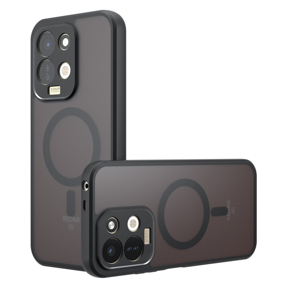 For Xiaomi Redmi Note 17 4G (Global) / Note 17 5G (Global) / Note 17 (India / China) 5G Magnetic Case TPU + PC Matte Skin Touch Phone Cover