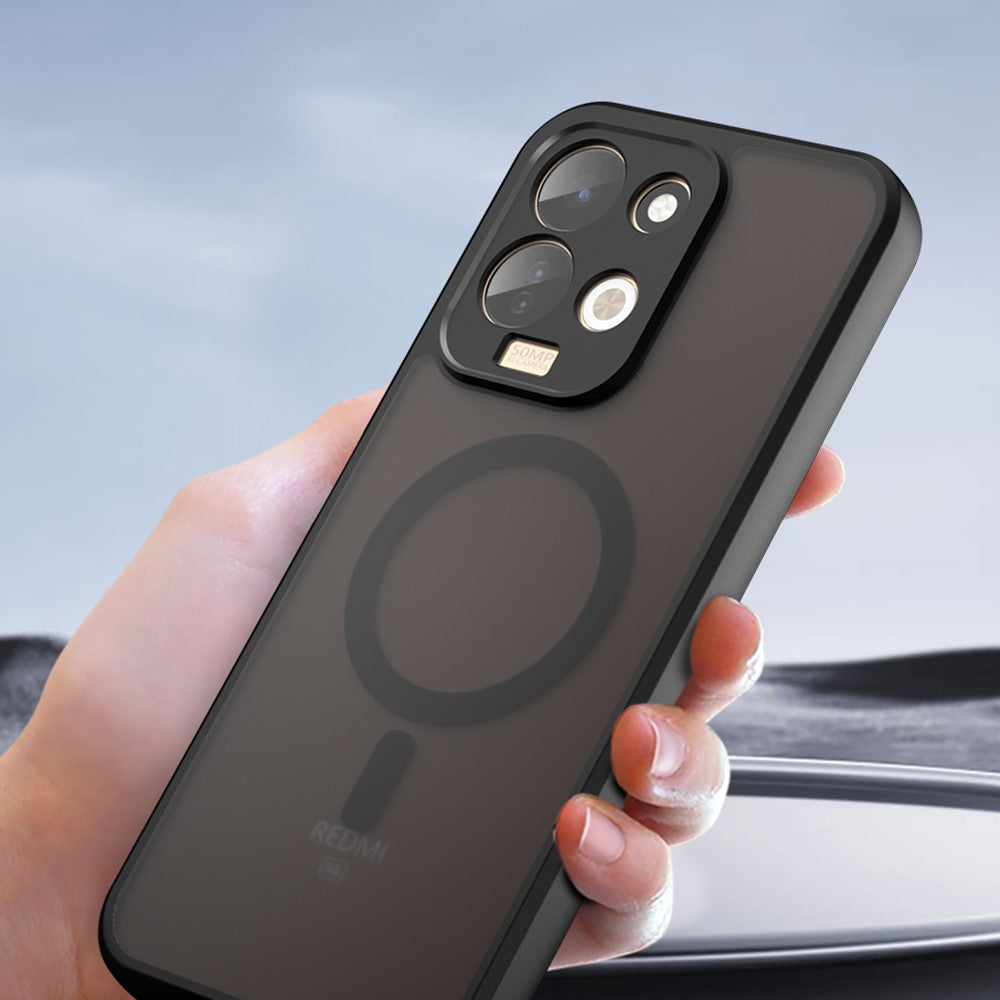 For Xiaomi Redmi Note 17 4G (Global) / Note 17 5G (Global) / Note 17 (India / China) 5G Magnetic Case TPU + PC Matte Skin Touch Phone Cover