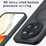 For Honor X80 Pro Max 5G Magnetic Case TPU + PC Matte Skin Touch Phone Cover