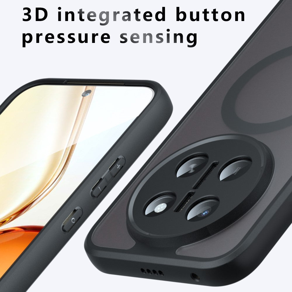 For Honor X80 Pro Max 5G Magnetic Case TPU + PC Matte Skin Touch Phone Cover