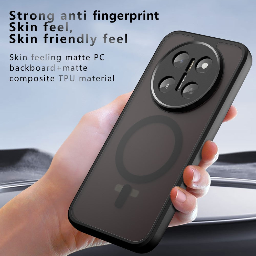 For Honor X80 Pro Max 5G Magnetic Case TPU + PC Matte Skin Touch Phone Cover