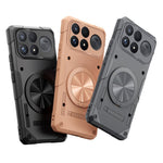 For Xiaomi Redmi K100 Pro Max 5G Magnetic Case 360° Rotating Ring Kickstand TPU Phone Cover