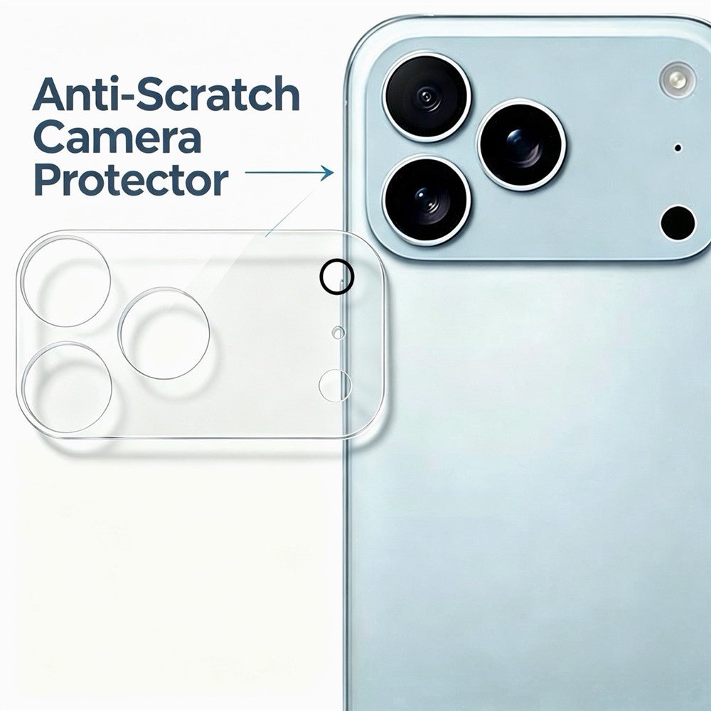 For iPhone 18 Pro Max Case Anti-Drop TPU Phone Cover + Privacy Tempered Glass Film + Camera Lens Protector