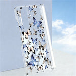 For Samsung Galaxy Z Fold7 5G Case Butterfly Pattern Printing Transparent PC Magnetic Hinge Shockproof Phone Cover