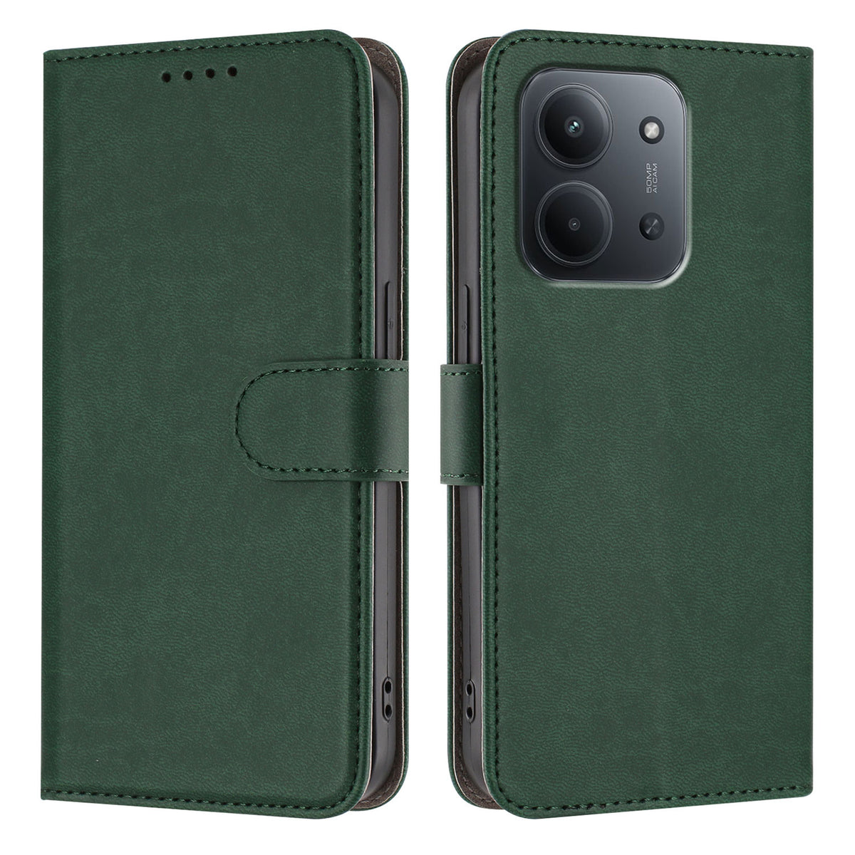 Xiaomi Redmi 15C 5G (EU) (173 mm) / Xiaomi Redmi 15C 4G (EU) (173 mm) læderetui Enfarvet mobilcover med pung