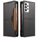 For Samsung Galaxy A73 5G Wallet Case External Card Slot Magnetic Closing Leather Phone Cover