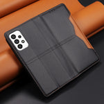 For Samsung Galaxy A53 5G Wallet Case External Card Slot Magnetic Closing Leather Phone Cover