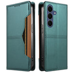 Samsung Galaxy S26 FE Plånboksfodral med externt kortfack Magnetiskt stängande läderfodral