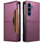 Samsung Galaxy S26 FE Plånboksfodral med externt kortfack Magnetiskt stängande läderfodral