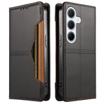 For Samsung Galaxy A35 5G Wallet Case External Card Slot Magnetic Closing Leather Phone Cover
