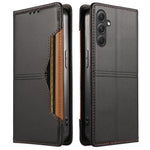 For Samsung Galaxy A54 5G Wallet Case External Card Slot Magnetic Closing Leather Phone Cover
