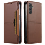 For Samsung Galaxy A54 5G Wallet Case External Card Slot Magnetic Closing Leather Phone Cover
