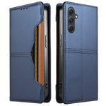 For Samsung Galaxy A54 5G Wallet Case External Card Slot Magnetic Closing Leather Phone Cover
