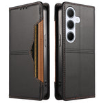 For Samsung Galaxy A55 5G Wallet Case External Card Slot Magnetic Closing Leather Phone Cover