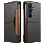 Samsung Galaxy A15 5G / Galaxy A15 4G Plånboksfodral Extern kortplats Magnetiskt stängande Lädermobilskal