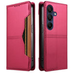 Samsung Galaxy A15 5G / Galaxy A15 4G Plånboksfodral Extern kortplats Magnetiskt stängande Lädermobilskal