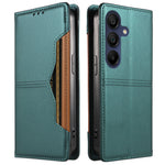 Samsung Galaxy A15 5G / Galaxy A15 4G Plånboksfodral Extern kortplats Magnetiskt stängande Lädermobilskal