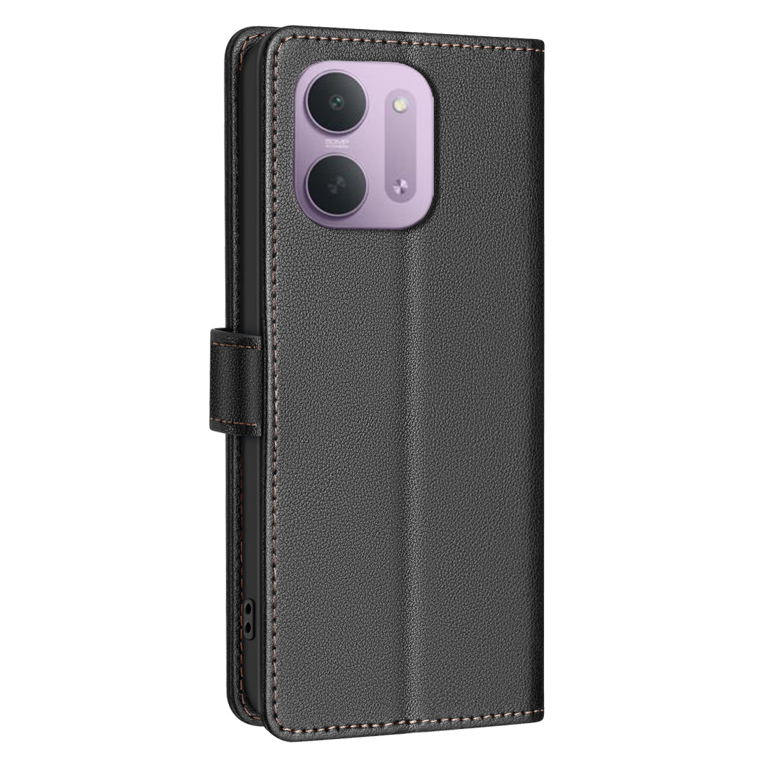 BINFEN COLOR for Xiaomi Redmi 15C 4G (Global) (171mm) / Xiaomi Poco C85 4G (171mm) / Xiaomi Redmi 17C 5G BF32 Leather Case Wallet RFID Blocking Phone Cover