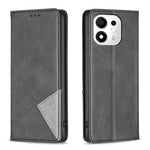 Til Honor X7e Plus 5G / Honor X7e Plus 4G / Honor 600 Smart 5G Etui Kortlommer Geometri Prægning Læder Telefoncover