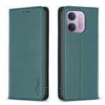 BINFEN COLOR til Xiaomi Redmi 15C 4G (Global) (171mm) / Xiaomi Poco C85 4G (171mm) / Xiaomi Redmi 17C 5G BF18 læderetui, mobilstativ med kortpladser
