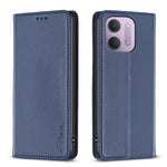 BINFEN COLOR til Xiaomi Redmi 15C 4G (Global) (171mm) / Xiaomi Poco C85 4G (171mm) / Xiaomi Redmi 17C 5G BF18 læderetui, mobilstativ med kortpladser