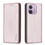 BINFEN COLOR til Xiaomi Redmi 15C 4G (Global) (171mm) / Xiaomi Poco C85 4G (171mm) / Xiaomi Redmi 17C 5G BF18 læderetui, mobilstativ med kortpladser