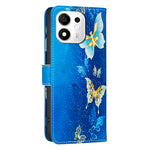 Til Honor X7e Plus 5G / Honor X7e Plus 4G / Honor 600 Smart 5G Etui Pung Stativ Mønsterprint Telefon Læder Cover