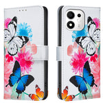 Til Honor X7e Plus 5G / Honor X7e Plus 4G / Honor 600 Smart 5G Etui Pung Stativ Mønsterprint Telefon Læder Cover