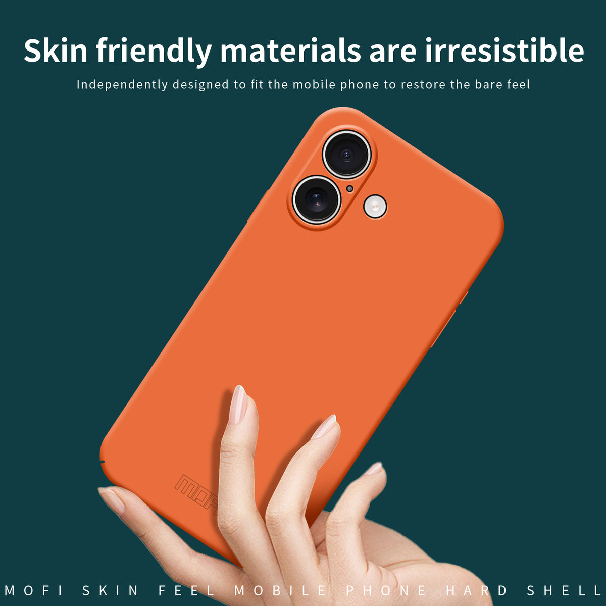 MOFI for iPhone 18 JK Qin Series Phone Case Skin-Touch Matte Anti-fingerprint Back Cover