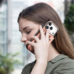 Til iPhone 18 Pro Max / 17 Pro Max Magnetisk Cover Skråstoftekstur PU Læder Telefon Bagcover med Trefoldelig Kortholder