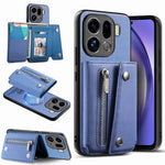 Oppo Find X9 Pro 5G Magnetiskt Skal Twill Tygstruktur PU-läder mobilbaksida med Trippelvik Korthållare