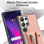 Til Samsung Galaxy S26 Ultra magnetisk cover i twill-stoftekstur PU-læder telefonbagside med trefoldelig kortholder