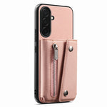 For Samsung Galaxy A26 5G Magnetic Case Twill Cloth Texture PU Leather Phone Back Cover with Tri-fold Card Holder