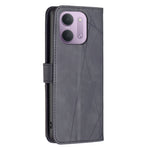 BINFEN COLOR for Xiaomi Redmi 15C 4G (Global) (171mm) / Xiaomi Poco C85 4G (171mm) / Xiaomi Redmi 17C 5G Phone Case Wallet Stand Geometry Imprinted Leather Cover